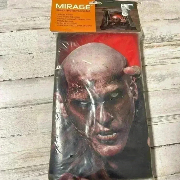 Zombie Mirage Halloween Mat Optical Illusion Mat Brand New in Package - Picture 8 of 8